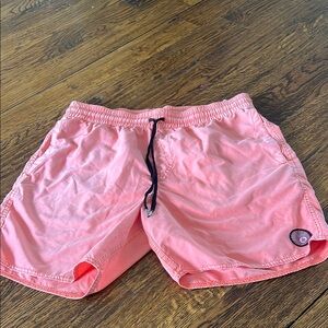 Pink Swim Shorts with Drawstring Men’s large Volcom